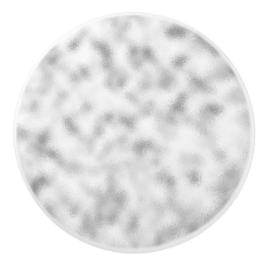 Modern mistig glas keramische knop (Voorkant)