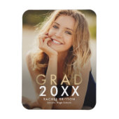 Modern Mix Afstuderen Aankondiging Magnet Magneet (Verticaal)