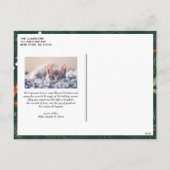 Modern Mix Typography Red Prettige feestdagen Foto (Achterkant)