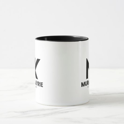 Modern MK Logo Mok monogram gecombineerd met clean (Midden)