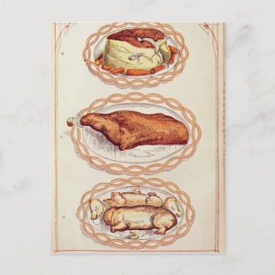 Modern Mode of Serving Dishes, van mevrouw Beaton Briefkaart
