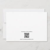 Modern Model Actor 5 Foto's QR Code Terug Comp Kaa Kaart (Achterkant)