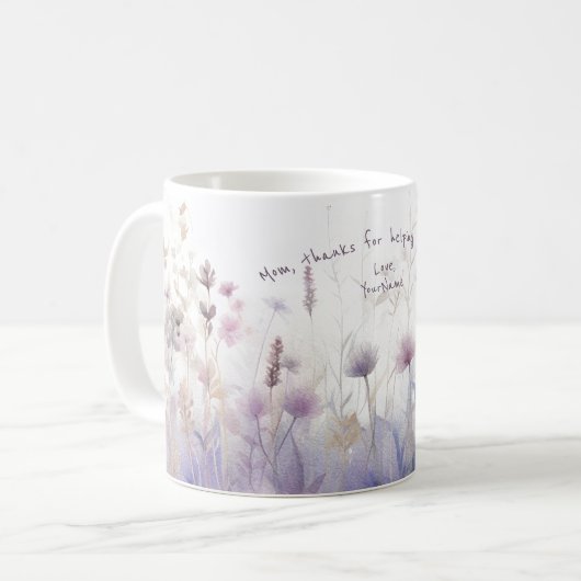 Modern Mom mugs script manuscrit (Devant gauche)