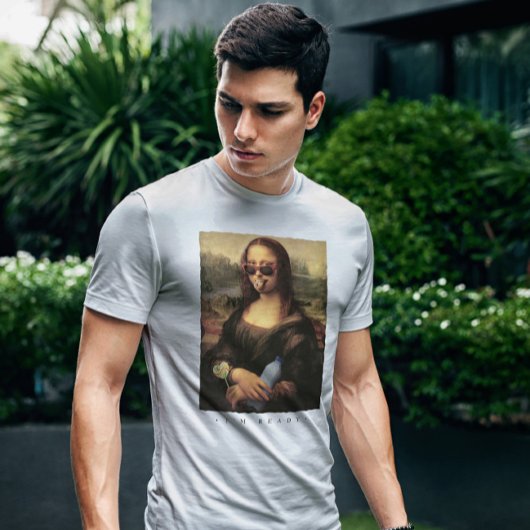 Modern Mona Lisa Party T-shirt