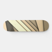 Modern monochroom bruin skateboard (Horizontaal)