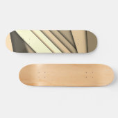 Modern monochroom bruin skateboard (Horizontaal)