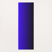 Modern Monogram blauw gradiënt - Houndstooth Patro Yogamat (Achterkant)