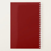 Modern Monogram Bourgondië Reizen Planner (Achterkant)