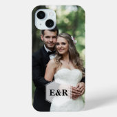 Modern Monogram Case-Mate iPhone Case (Achterkant)