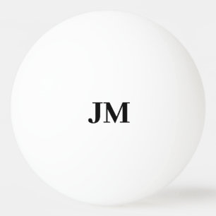 Modern Monogram Classic Gepersonaliseerde Initiale Pingpongballen