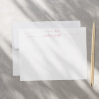 Modern Monogram Elegant Script Calligrafie Naam