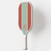 Modern monogram gepersonaliseerd Klassiek monogram Pickleball Paddle (Links)