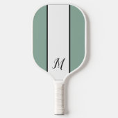 Modern monogram gepersonaliseerd Klassiek monogram Pickleball Paddle (Voorkant)
