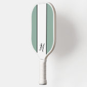 Modern monogram gepersonaliseerd Klassiek monogram Pickleball Paddle (Links)