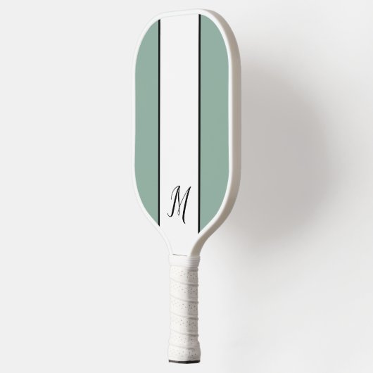 Modern monogram gepersonaliseerd Klassiek monogram Pickleball Paddle (Links)