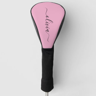 Modern Monogram Golf Head Cover