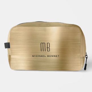Modern Monogram Goud Toilettasje