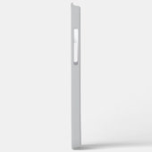 Modern Monogram Grijs Case-Mate iPhone Case (Achterkant / Links)
