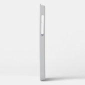 Modern Monogram Grijs Case-Mate iPhone Case (Achterkant / Links)