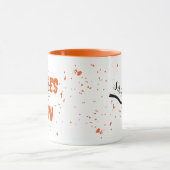 Modern Monogram Halloween Heksen Brouwen Mok (Midden)