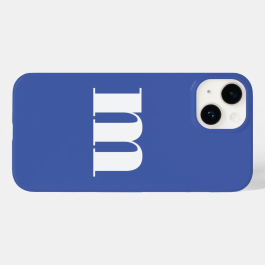 Modern Monogram Initiaal Case-Mate iPhone Case (Achterkant (horizontaal))