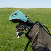 Modern Monogram Initiaal Golfheadcover (Insitu)
