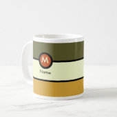 Modern Monogram koffie-Mok Koffiemok (Voorkant links)