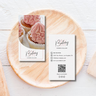 Modern Monogram Logo Bakkerij Visitekaartje
