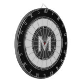 Modern Monogram Man Cave Dartbord (Voorkant Links)