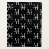 Modern Monogram Minimal Black White (Devant)
