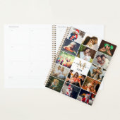 Modern Monogram & Naam 14-Fotocollage Planner (Display)