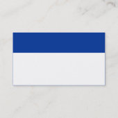 Modern Monogram - Navy and White Visitekaartje (Achterkant)