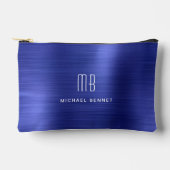 Modern Monogram Navy Blue Etui (Voorkant)