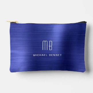 Modern Monogram Navy Blue Etui