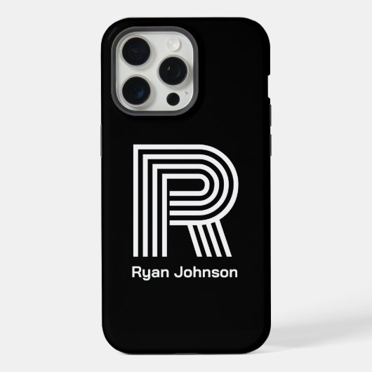 Modern Monogram Noir (Verso)