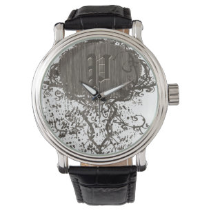 Modern Monogram P Horloge