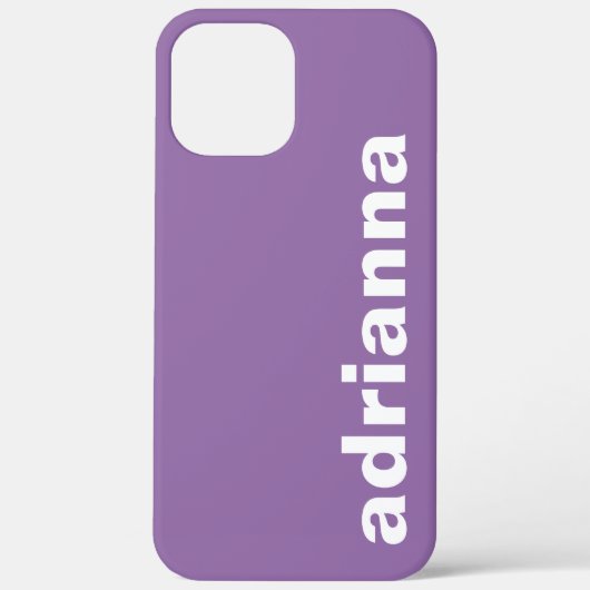 Modern Monogram Paars Case-Mate iPhone Case (Achterkant)