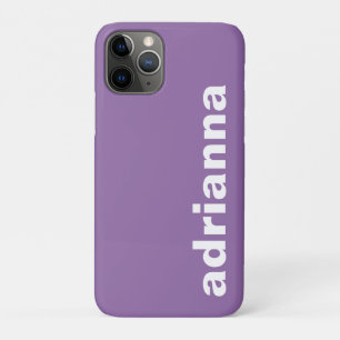 Modern Monogram Paars iPhone 11 Pro Hoesje