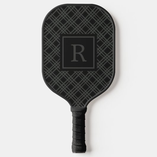 Modern Monogram Pickleball Paddle (Voorkant)