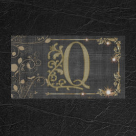 Modern Monogram Professional Masculine Uniek Visitekaartje