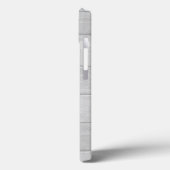 Modern Monogram Professional Plain Gray Case-Mate iPhone Case (Achterkant / Links)
