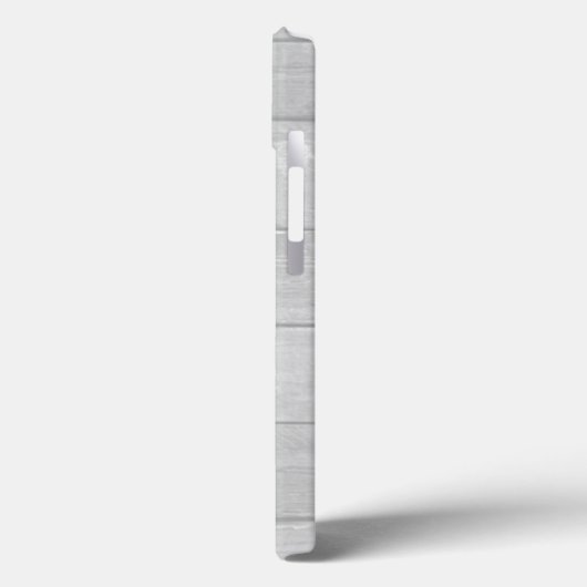 Modern Monogram Professional Plain Gray Case-Mate iPhone Case (Achterkant / Links)