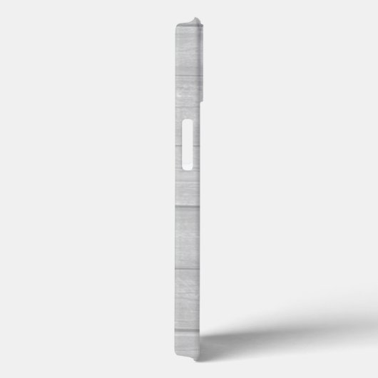 Modern Monogram Professional Plain Gray Case-Mate iPhone Case (Achterkant / Rechts)