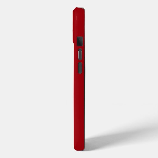Modern Monogram Rood Case-Mate iPhone Case (Achterkant / Links)
