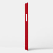 Modern Monogram Rood Case-Mate iPhone Case (Achterkant / Rechts)