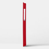Modern Monogram Rood Case-Mate iPhone Case (Achterkant / Links)