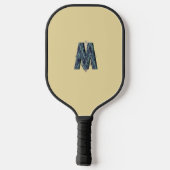 Modern Monogram | Schoon Minimalist Pickleball Paddle (Achterkant)