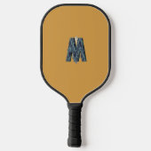 Modern Monogram | Schoon Minimalist Pickleball Paddle (Achterkant)