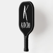 MODERN MONOGRAM SCRIPT AANGEPASTE PICKLEBALL PADDL PADDLE (Links)
