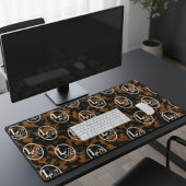 Modern Monogram Tortoise Shell Print